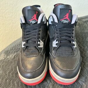 Air Jordan Kids Shoes Black and Red